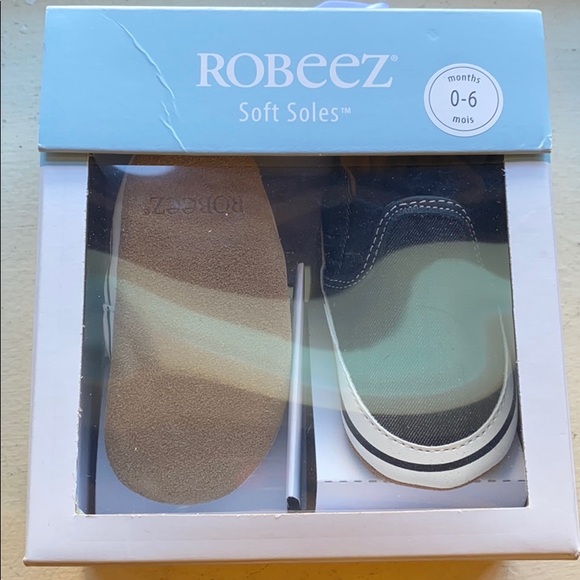 NIB Robeez Liam Soft Sole First Shoes 0-6 months - Picture 7 of 7